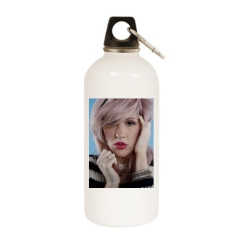 Ellie Goulding White Water Bottle With Carabiner