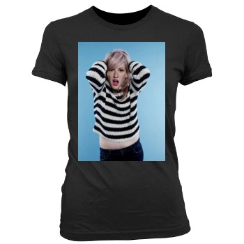 Ellie Goulding Women's Junior Cut Crewneck T-Shirt