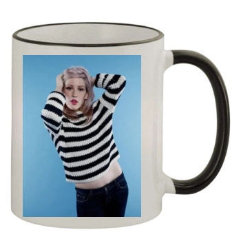 Ellie Goulding 11oz Colored Rim & Handle Mug