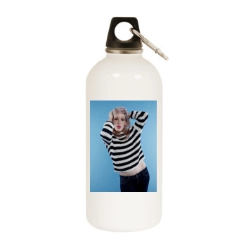 Ellie Goulding White Water Bottle With Carabiner