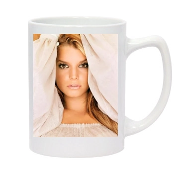 Jessica Simpson 14oz White Statesman Mug