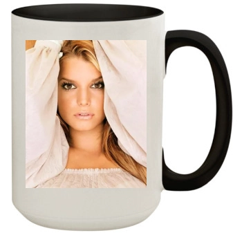 Jessica Simpson 15oz Colored Inner & Handle Mug