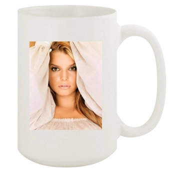 Jessica Simpson 15oz White Mug