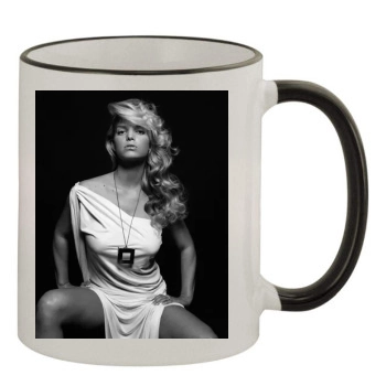 Jessica Simpson 11oz Colored Rim & Handle Mug