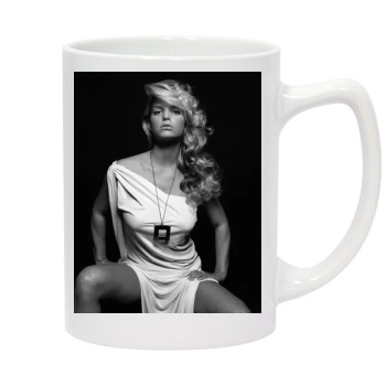 Jessica Simpson 14oz White Statesman Mug