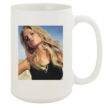 Jessica Simpson 15oz White Mug