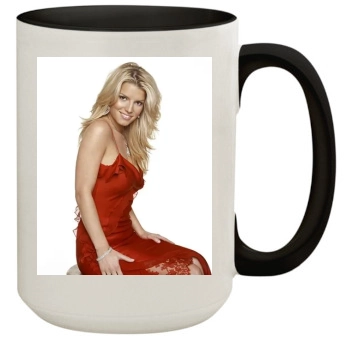 Jessica Simpson 15oz Colored Inner & Handle Mug