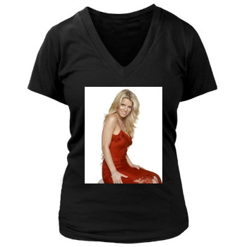 Jessica Simpson Women's Deep V-Neck TShirt