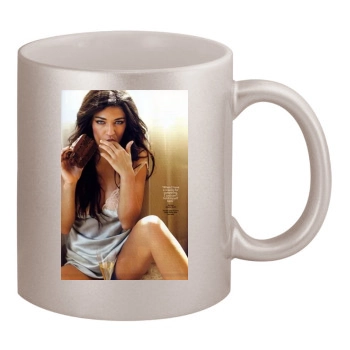 Jessica Szohr 11oz Metallic Silver Mug