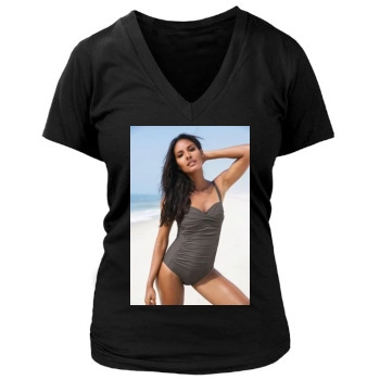 Emanuela de Paula Women's Deep V-Neck TShirt