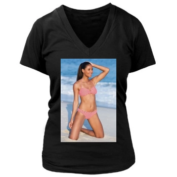 Emanuela de Paula Women's Deep V-Neck TShirt