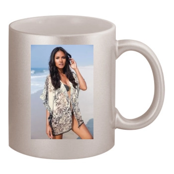 Emanuela de Paula 11oz Metallic Silver Mug