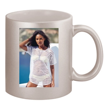 Emanuela de Paula 11oz Metallic Silver Mug