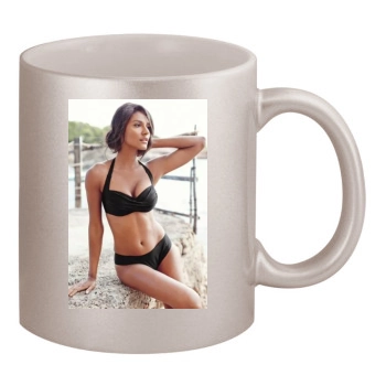 Emanuela de Paula 11oz Metallic Silver Mug