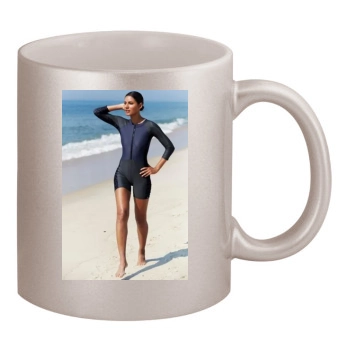 Emanuela de Paula 11oz Metallic Silver Mug