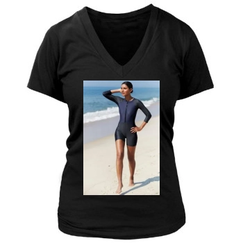 Emanuela de Paula Women's Deep V-Neck TShirt