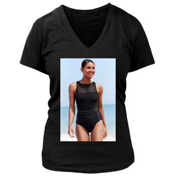 Emanuela de Paula Women's Deep V-Neck TShirt