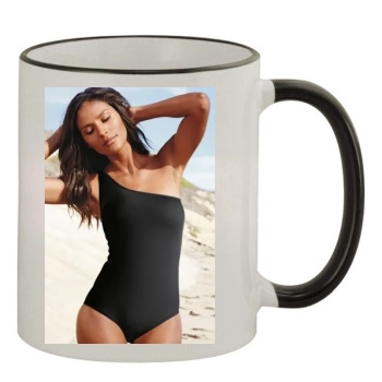 Emanuela de Paula 11oz Colored Rim & Handle Mug