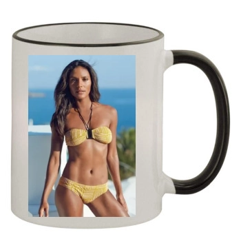 Emanuela de Paula 11oz Colored Rim & Handle Mug