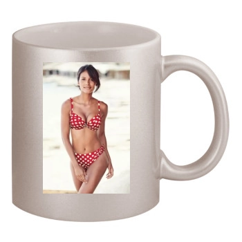 Emanuela de Paula 11oz Metallic Silver Mug