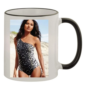 Emanuela de Paula 11oz Colored Rim & Handle Mug