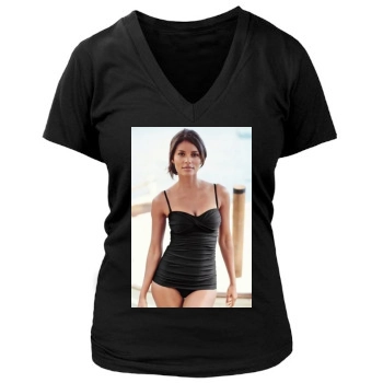 Emanuela de Paula Women's Deep V-Neck TShirt