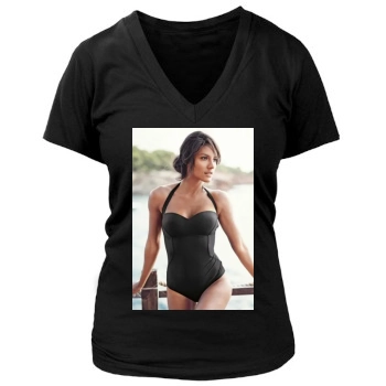 Emanuela de Paula Women's Deep V-Neck TShirt