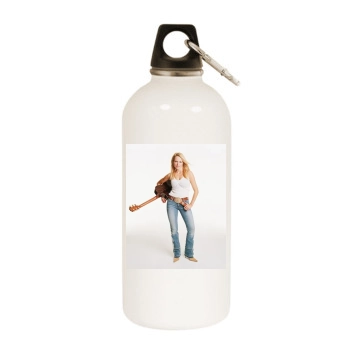Jewel Kilcher White Water Bottle With Carabiner