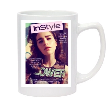 Emilia Clarke 14oz White Statesman Mug