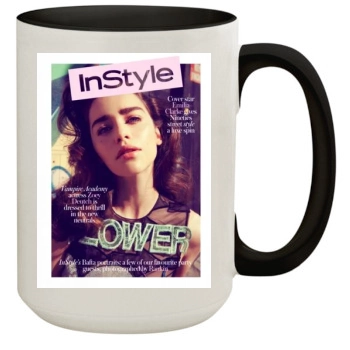 Emilia Clarke 15oz Colored Inner & Handle Mug
