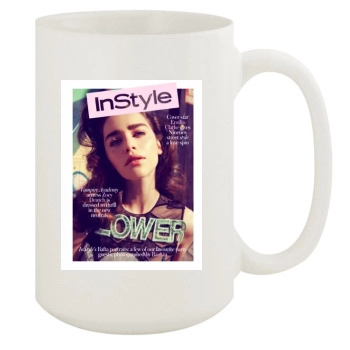 Emilia Clarke 15oz White Mug