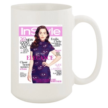 Emilia Clarke 15oz White Mug