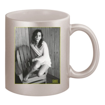 Emilia Clarke 11oz Metallic Silver Mug