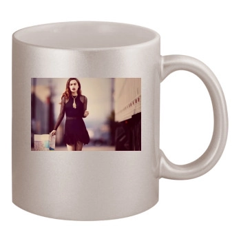 Emilia Clarke 11oz Metallic Silver Mug