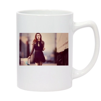 Emilia Clarke 14oz White Statesman Mug