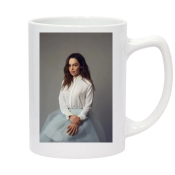 Emilia Clarke 14oz White Statesman Mug