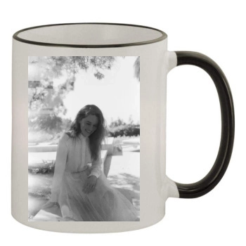 Emilia Clarke 11oz Colored Rim & Handle Mug