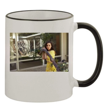 Emilia Clarke 11oz Colored Rim & Handle Mug