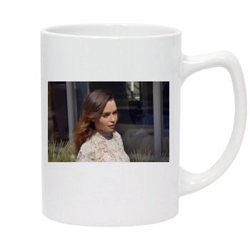 Emilia Clarke 14oz White Statesman Mug