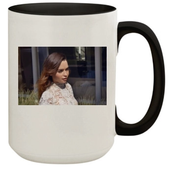 Emilia Clarke 15oz Colored Inner & Handle Mug