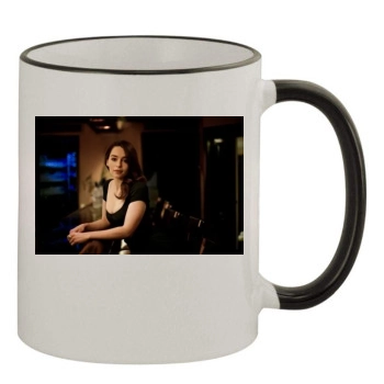 Emilia Clarke 11oz Colored Rim & Handle Mug