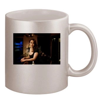 Emilia Clarke 11oz Metallic Silver Mug