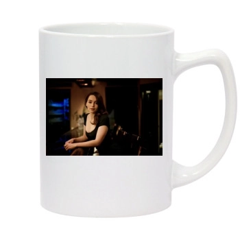 Emilia Clarke 14oz White Statesman Mug