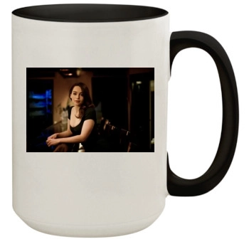 Emilia Clarke 15oz Colored Inner & Handle Mug