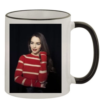 Emilia Clarke 11oz Colored Rim & Handle Mug