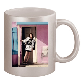 Emilia Clarke 11oz Metallic Silver Mug