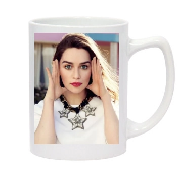 Emilia Clarke 14oz White Statesman Mug