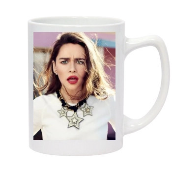 Emilia Clarke 14oz White Statesman Mug