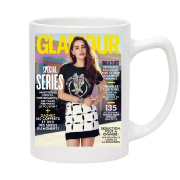 Emilia Clarke 14oz White Statesman Mug