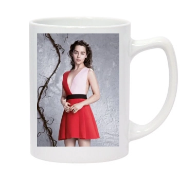 Emilia Clarke 14oz White Statesman Mug